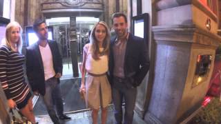 Samia Ghadie And Sylvain Longchambon Spotted Arriving At Rosso Restaurant In Manchester [upl. by Ahsinav]