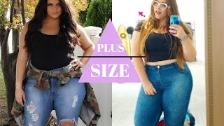 OUTFITS CASUALES PARA GORDITAS  Primavera Verano 2017  MODA PLUS SIZE [upl. by Adnileb]