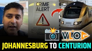 Johannesburg to Centurion By Train  How I Travel in South Africa [upl. by Chong]