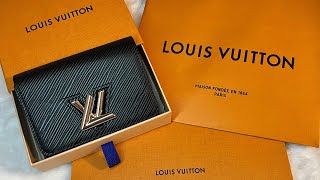 LV TWIST COMPACT WALLET M64416 Unboxing [upl. by Kubis]