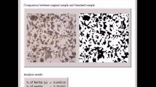 Phase Percentage and Carbon Content Estimation in Hypoeutectoid Steels by Image Processing [upl. by Arias]