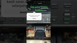 Brother DCP T 720 Test print brotherprinter brotherprinterrepair printer [upl. by Bainter]