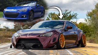 Building a BRZ in 10 MINUTES INSANE TRANSFORMATION [upl. by Enneibaf]