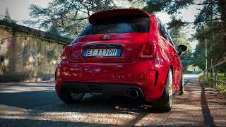 ABARTH 500 BOMBARDONE EXHAUST SOUND  Decat  Bombardone [upl. by Yerot]