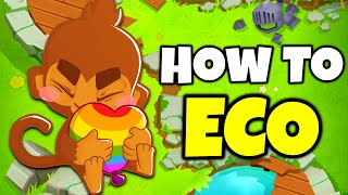 How To ACTUALLY Eco in Bloons TD Battles 2 [upl. by Araeit]