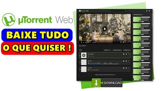 UTORRENT WEB  COMO FAZER DOWNLOAD PELO UTORRENT [upl. by Doreg]