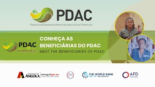 Conheça as Beneficiárias do PDAC [upl. by Neelrihs24]