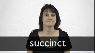 How to pronounce SUCCINCT in British English [upl. by Nomyaw]