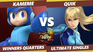 UFA 2019 SSBU  R2G  Kameme Mega Man Vs myR  quiK ZSS Samus Smash Tournament Winners Quarters [upl. by Jeconiah]