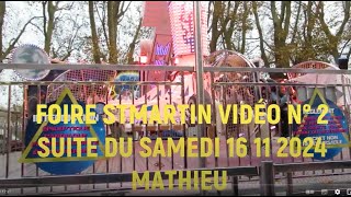 FOIRE ST MARTIN ANGERS 2024 2 ÉM PARTIE DE LA VIDÉO MATHIEU [upl. by Hentrich249]