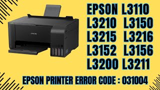 How to fix Epson ink tank printer error E31004  Epson error E31004 kaise thik karen [upl. by Nanah]