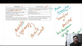 Difference between photodiode and phototransistor 16 [upl. by Euqininod]