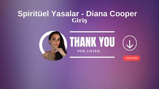 Spiritüel Yasalar  Diana Cooper  Sesli kitap  Giriş Bölümü1 bilinçaltı spirituality [upl. by Nayr]