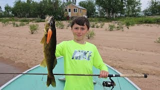 GREAT Fishing Right In Front Of The Camp At Long Lake [upl. by Addie83]