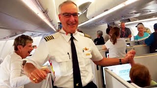 Delta Pilot Charters Plane to Hawaii for Retirement Party [upl. by Ylera]