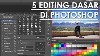 TIPS EDITING SEDERHANA UNTUK FOTOGRAFI PEMULA  5 basic editing in photoshop for your photography [upl. by Ilatfen]