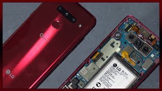 LG G8 ThinQ Disassembly Teardown Repair Guide No earpiece speaker [upl. by Kalbli]