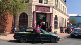 Movie Park Germany  Stunt Street Show [upl. by Aysan90]