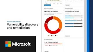 Vulnerability discovery and remediation  Microsoft 365 Defender [upl. by Hcire122]