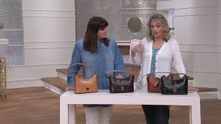 Dooney amp Bourke Selleria Florentine Leather Baguette on QVC [upl. by Ludvig]