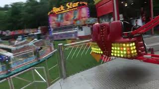 Evan Morans Sizzler ride on ride at Thornes Park Funfair July 2022 [upl. by Barren585]