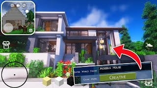 NEW MODERN HOUSE SEED in MINI BLOCK CRAFT 3D best seed [upl. by Amled]