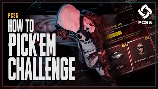 PCS5  Earning in the PickEm Challenge  PUBG [upl. by Nednal856]