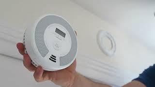 X Sense Integrated Smoke Alarm Review amp Install [upl. by Annodam]