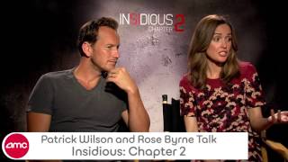 Patrick Wilson amp Rose Byrne Chat INSIDIOUS CHAPTER 2 With AMC [upl. by Nnaecarg]