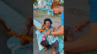 Homeless so happy eat drop food respect sad subscribe [upl. by Eeznyl350]