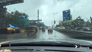 Drive from Manpada to Kasarvadavali  Thane Ghodbunder Road [upl. by Llecrep]