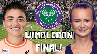 KREJCIKOVA X PAOLINI I WIMBLEDON FINAL QUICK ANALYSIS I KNOW IM LATE [upl. by Damahom]