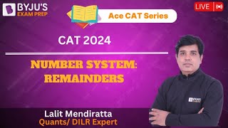 CAT 2024  ACE QUANTS SERIES NUMBER SYSTEMREMAINDERS [upl. by Aletsirc]