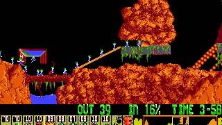 Lemmings  Tricky Level 28 [upl. by Tnert]