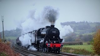 44871 amp 45407 Blast Up Llanvihangel amp The Lickey Bank  Welsh Marches Express [upl. by Attennek]