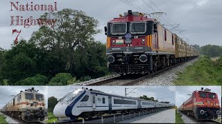 12 in 1 Electric amp Diesel Trains  ICF amp LHB Track Sounds  First LHB Run of Kochuveli Garibrath SWR [upl. by Jordon891]