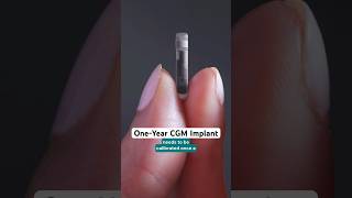 The implantable CGM from Eversense will last 1 year type1diabetes t1d diabetes [upl. by Ydderf]