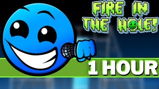 MOIST HILLS  FNF 1 HOUR SONG Perfect Loop Fire In The Hole BREEZY UPDATE I Lobotomy Geometry Dash [upl. by Hallam]