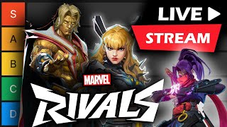 🚨LIVE Marvel Rivals Tier list Venom Skins amp chat [upl. by Ausoj943]