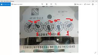 Cómo leer un medidor electromecánico [upl. by Elfrida]