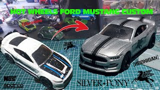 HOT WHEELS FORD MUSTANG CUSTOM SİLVER PONY [upl. by Karisa]