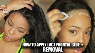 INDUSTRY SECRETS HOW TO  Apply your Lace Wig Safely with GLUE  REMOVAL  CHINALACEWIG [upl. by Eire299]