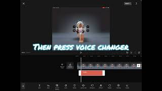 How to get voice changer on capcut [upl. by Noseimaj]