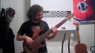 Cannibal Corpse Frantic Disembowelment Fretless Bass Cover [upl. by Siari]