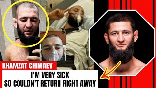 Khamzat Chimaev Reveals He Was ‘VERY SICK’ in Hospital 😱🔥🥊 [upl. by Akayas625]