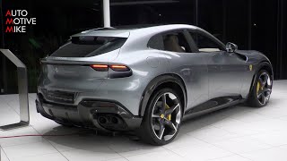 Ferrari Purosangue V12 SUV  First Look amp Visual Review [upl. by Atrim]