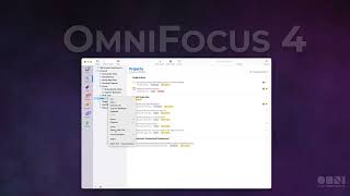 Getting Started in OmniFocus 4 [upl. by Kcirdet10]