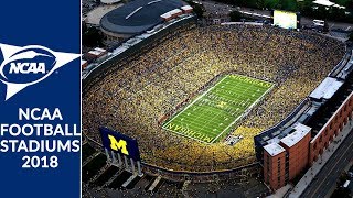 NCAA Division I FBS Stadiums 2018 [upl. by Atiseret504]