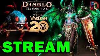 Diablo inmortal X WoW PARCHE Adelantado STREAM [upl. by Howzell]