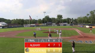 Albany Baseball Club 8211  Saugerties Stallions 2382  71624  GAME 1 [upl. by Annaierb]